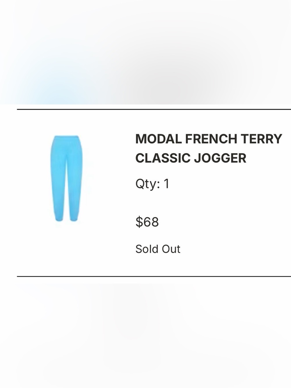 SKIMS Classic Modal French Terry Joggers - Blue
